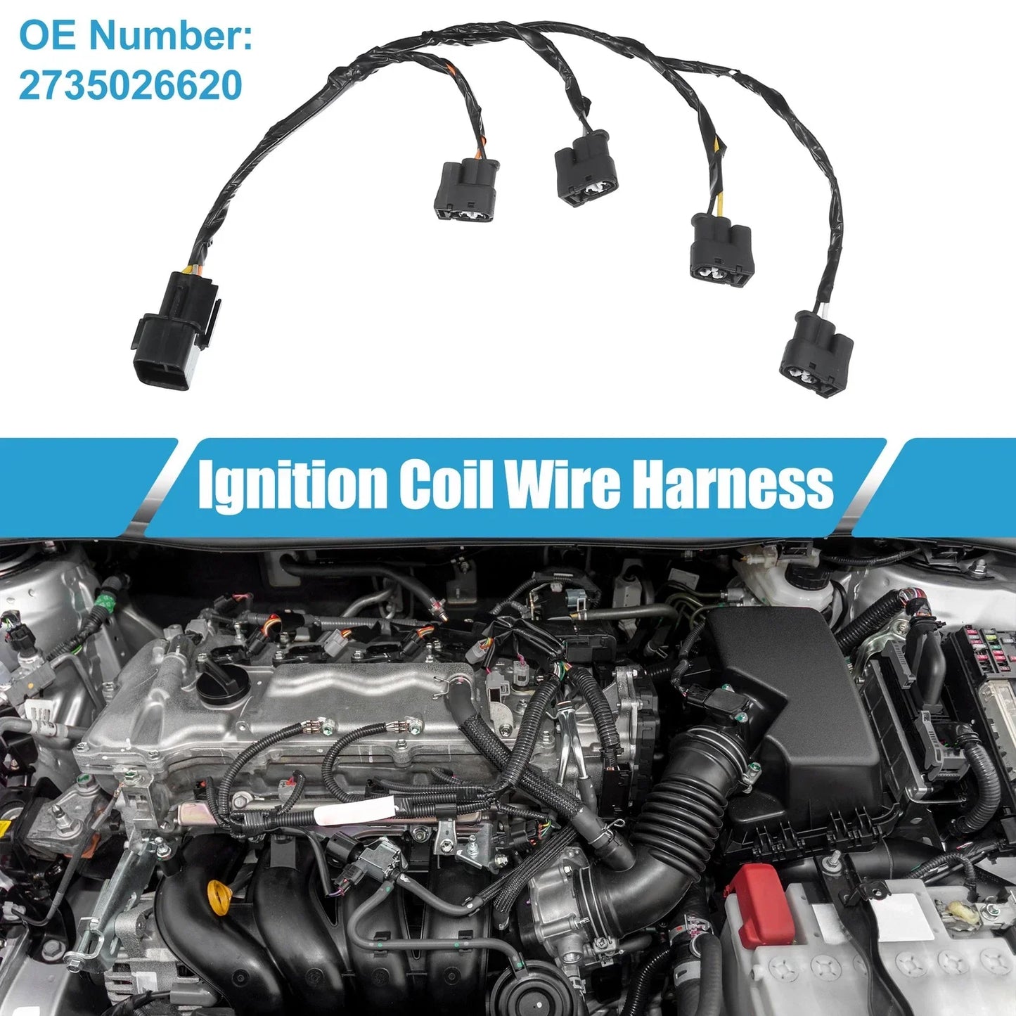 Ignition Coil Wire Harness for Hyundai Accent 1.6L (2006-2011)