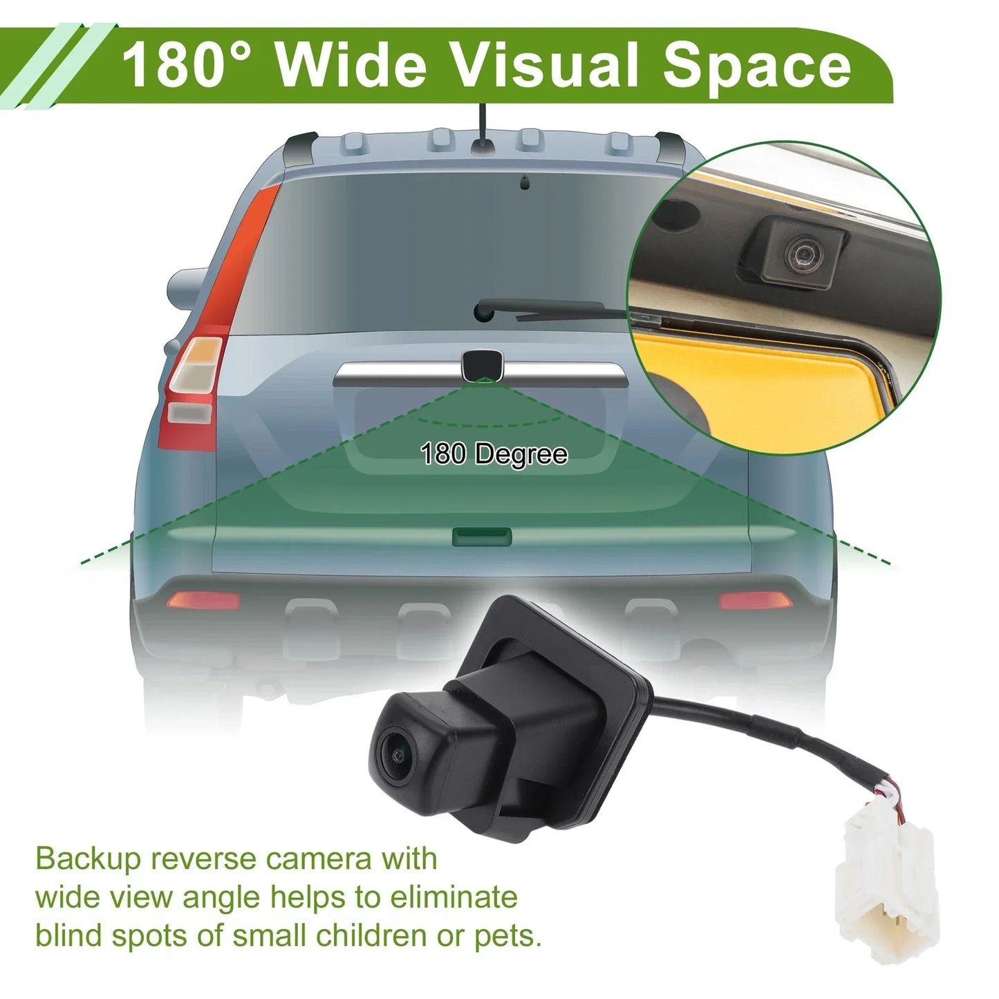 Rear View Camera 120-180�� for Honda CR-V EX EX-L LX (2017-2023)