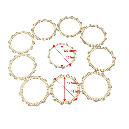 Clutch Friction Plates for Suzuki DL1000 V-Strom, SV1000 (2002-2012)