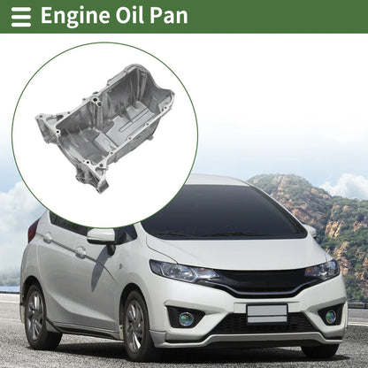 Engine Oil Pan for Honda Fit L4 1.5L Hatchback (2007-2008) - 1 x Aluminum