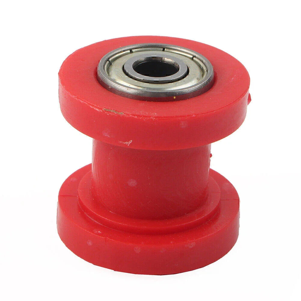 8mm Red Chain Roller Slider Tensioner Guide Pulley for Dirt Bike Motorcycle