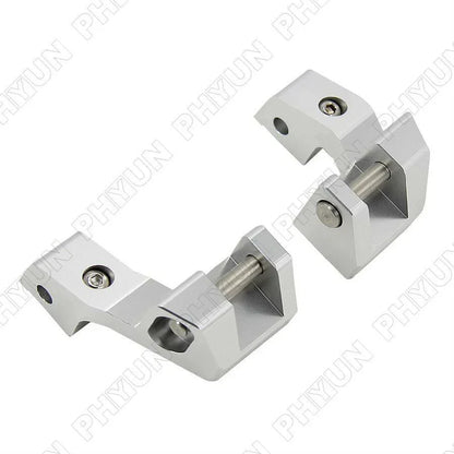 Motorbike Passenger Footrests Lowering Kit Silver for BMW R 1200 RT LC 1250 RT