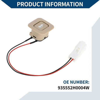 Trunk Lid Lock Release Switch for Hyundai Elantra (2011-2016) Beige