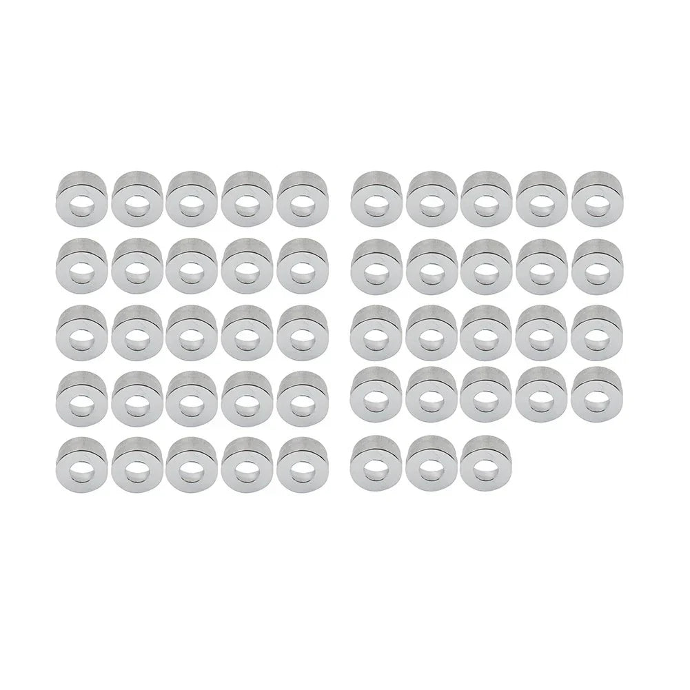 48X Chrome Engine Bolt Topper Caps for Harley Twin Cam Touring Road Glide
