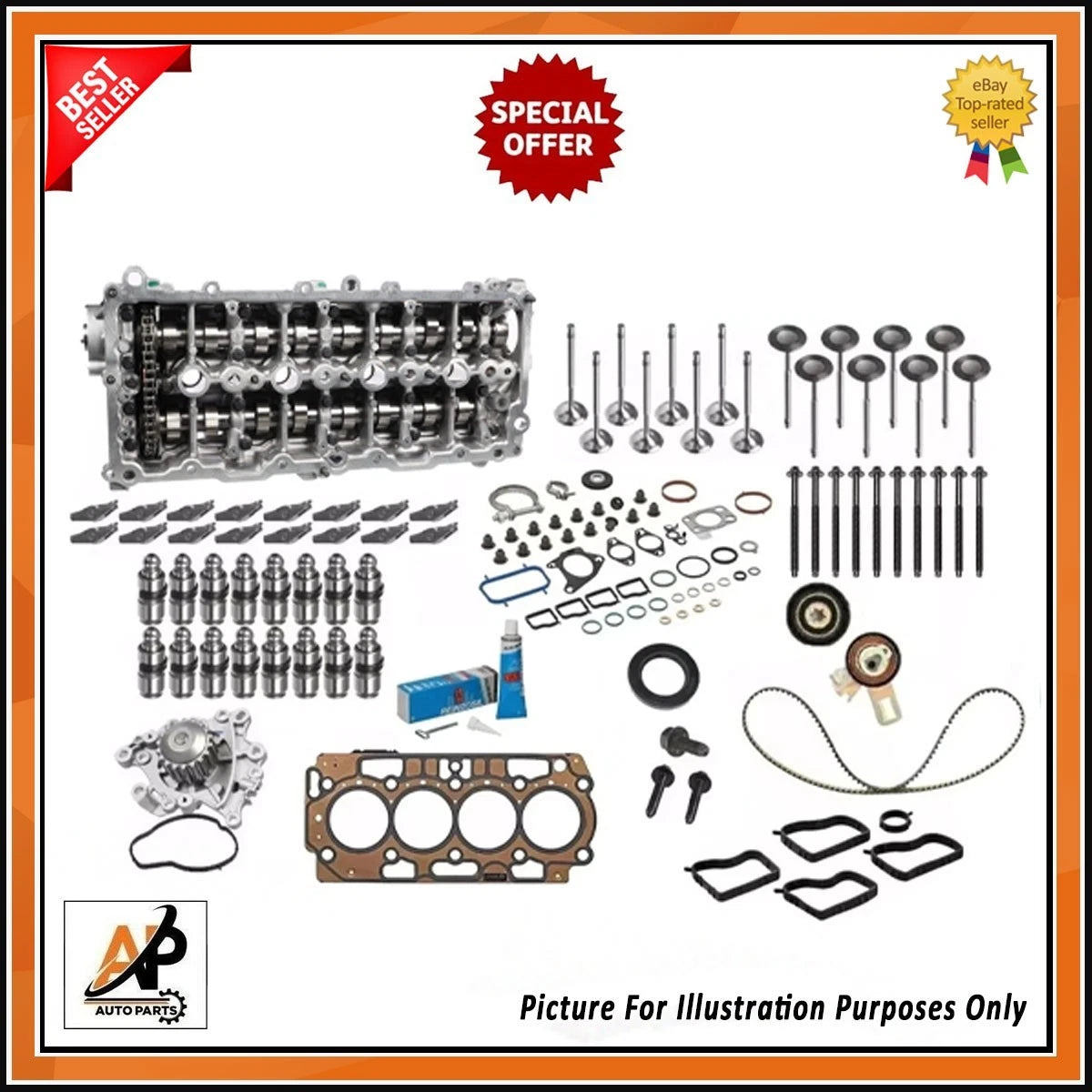 Camshaft Kit Replacement High Quality for Peugeot Citroen Ford 1.5 Blue HDI (2006–2015)