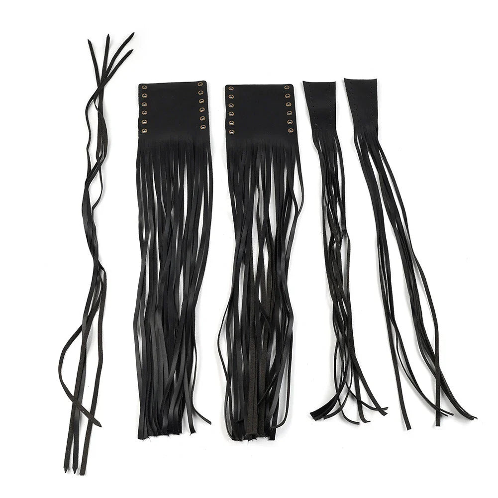 Universal Handlebar Grip Tassel & Clutch Lever Fringe Covers for Motorcycle