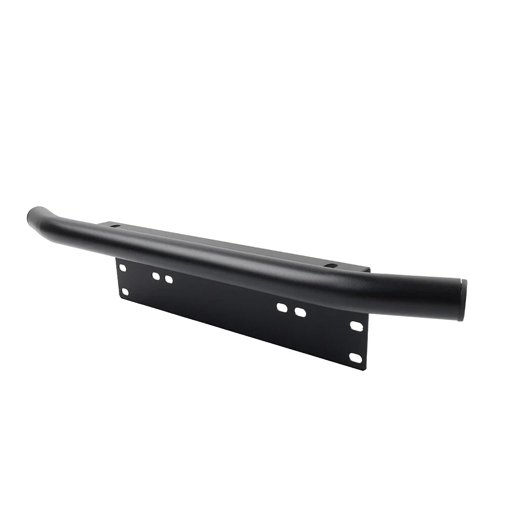 Black Bull Bar Front License Plate Mount Bracket for Off-Road Light Bar