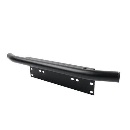 Black Bull Bar Front License Plate Mount Bracket for Off-Road Light Bar