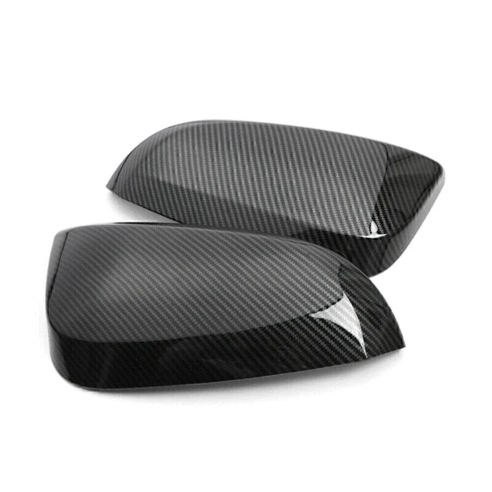 Carbon Fiber Side Door Mirror Cover Trim for Toyota Hilux Revo (2015-2022)