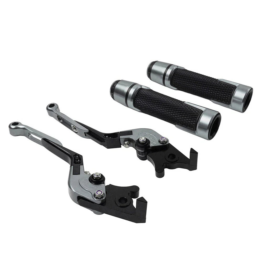 Titanium Extendable Brake Clutch Lever Grips for Kawasaki ZX10R/RR (2004-2023)