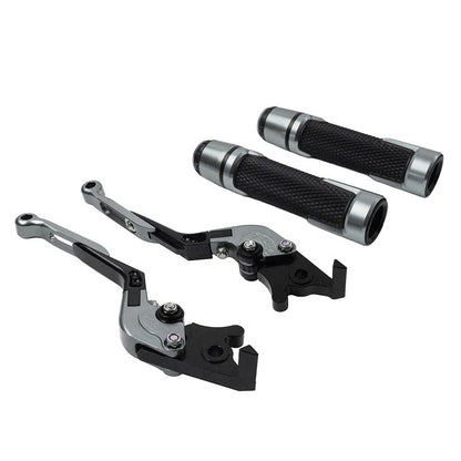 Titanium Extendable Brake Clutch Lever Grips for Kawasaki ZX10R/RR (2004-2023)