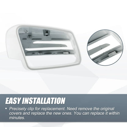 Right Mirror Cover Cap White for Mercedes Benz A Class B Class C Class (2012-2019)