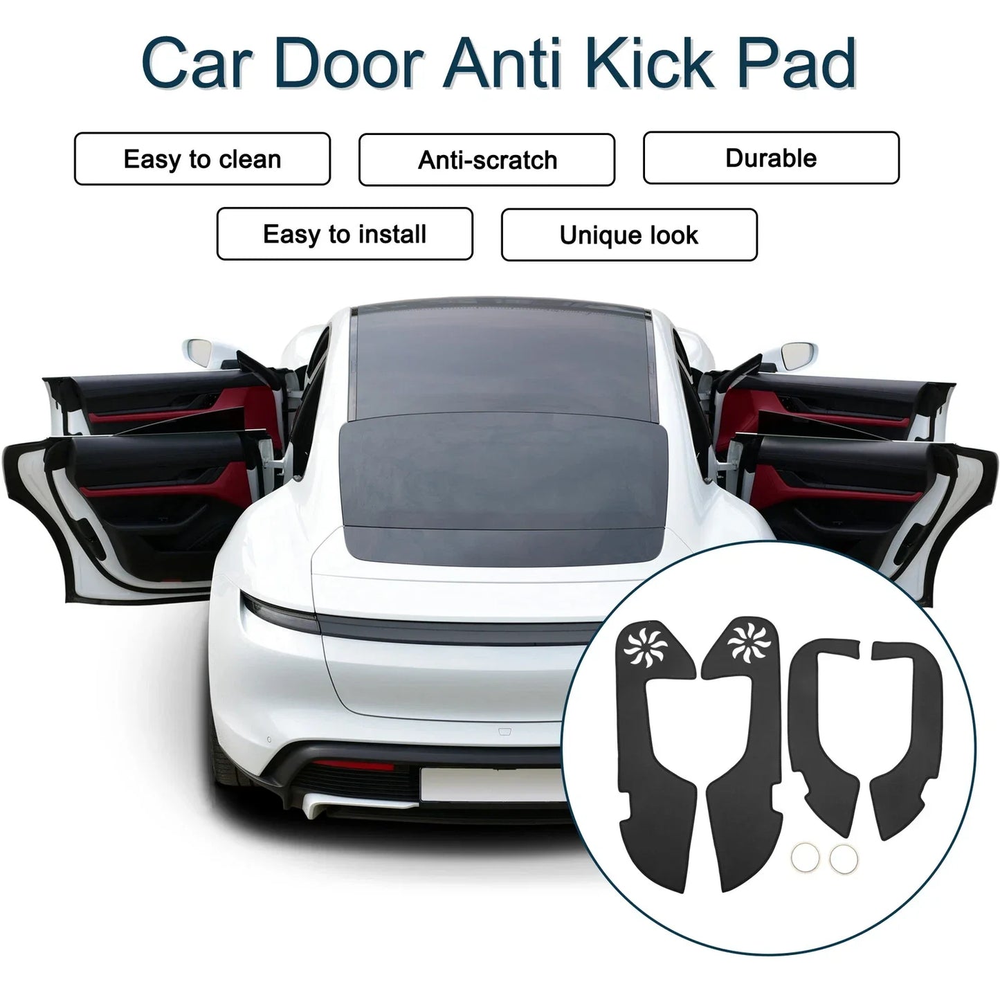 Car Door Anti Kick Pad Protector for Lexus ES ES350 ES300h ES250 (2021)