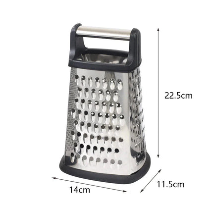 4-Sided Stainless Steel Cheese Grater for Kitchen Gadgets