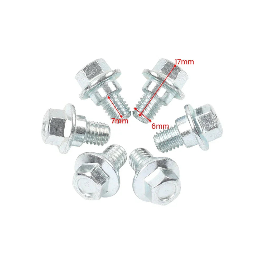 6 x Fork Guard Bolts for Suzuki RM 85 125 250 RMZ 250 450 DR-Z400SM (2001-2023)