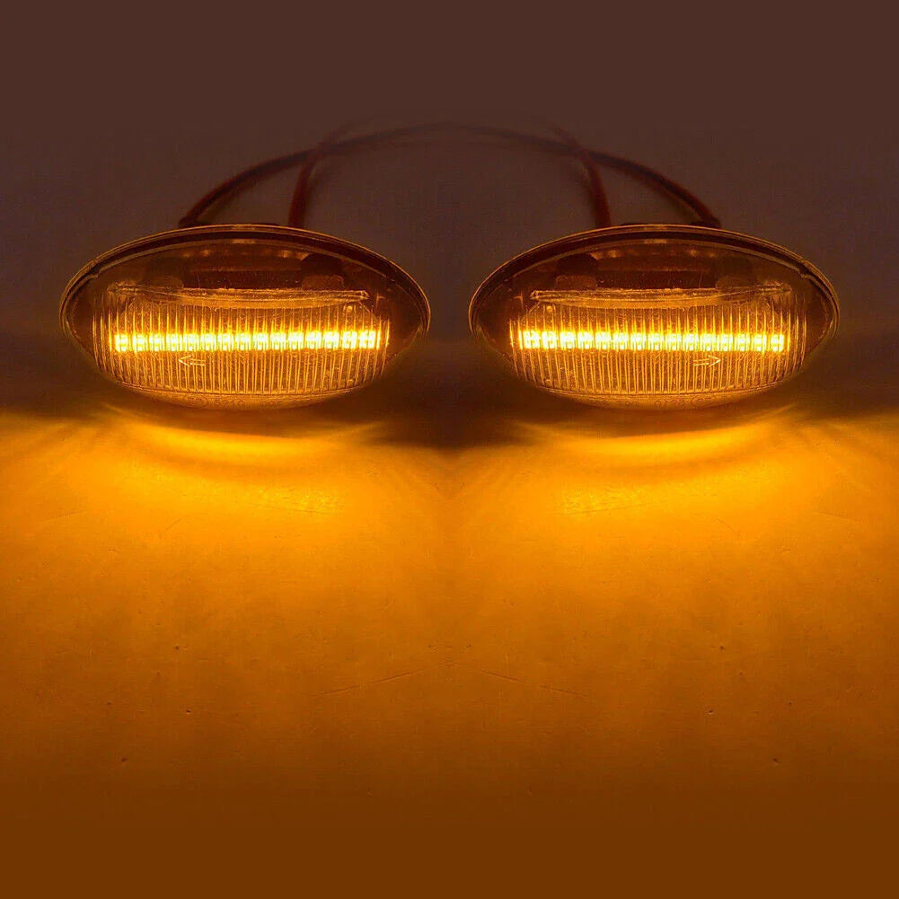 LED Dynamic Signal Side Marker Lights for Peugeot 307 206 607 407 107 & Citroen
