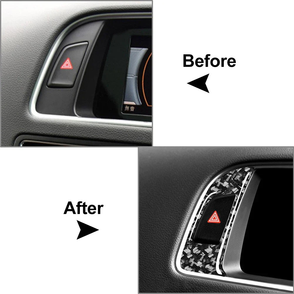 Display Screen Panel Button Cover Trim for Audi Q5 SQ5 (2009-2017)