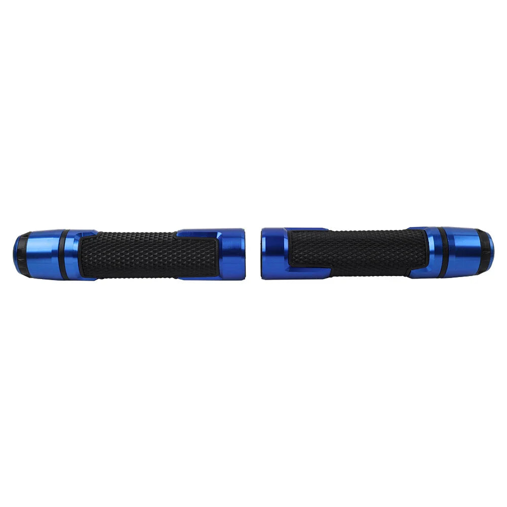 22MM 7/8" Blue Motor Handlebar Grips for Harley & Honda