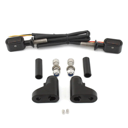 Smoke Mini Turn Signal Light for Triumph T100 T120 Street Twin Bobber
