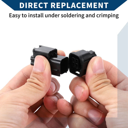 4 Pin LED Headlight Connector Plug for Honda - 1 Set