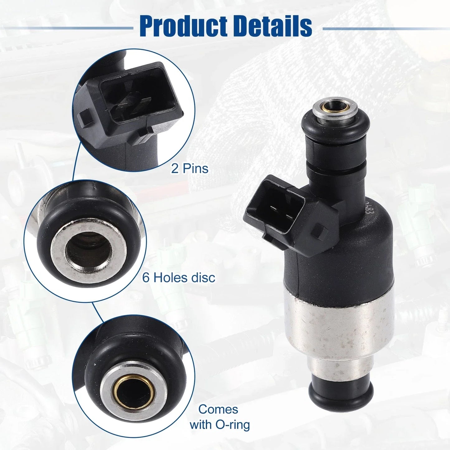 8 Pcs Fuel Injector Nozzles for Chevrolet Lumina APV 3.8L (1990-1996)