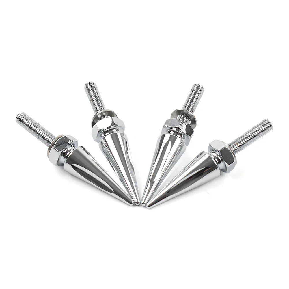 Chrome Windshield Spike Bolts for Harley Road Glide (2015-2023)