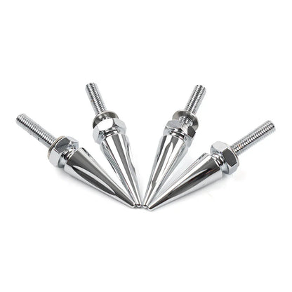 Chrome Windshield Spike Bolts for Harley Road Glide (2015-2023)