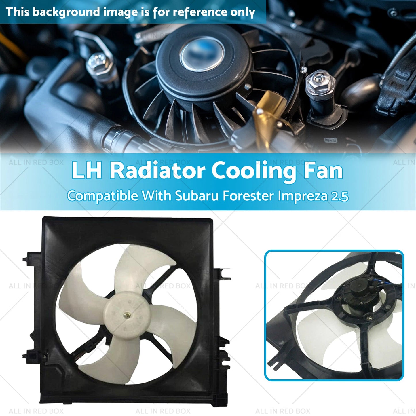 Cooling Fan Assembly for Subaru Forester Impreza 2.5L (2008-2013)