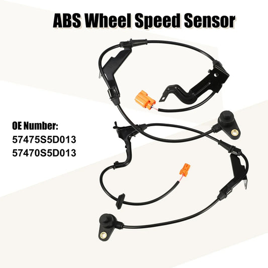 2 x ABS Wheel Speed Sensors for Honda Civic (2001-2005)