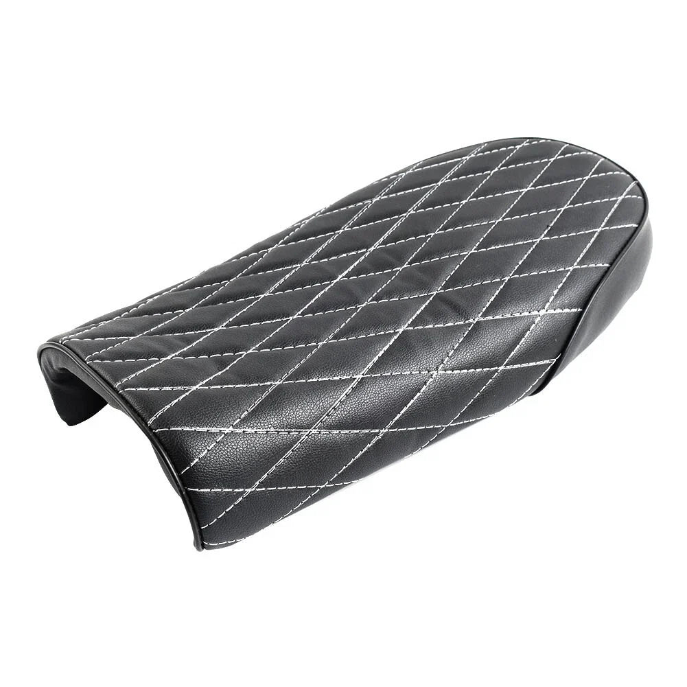 Black Universal Motorcycle Flat Saddle Seat for Yamaha, Honda