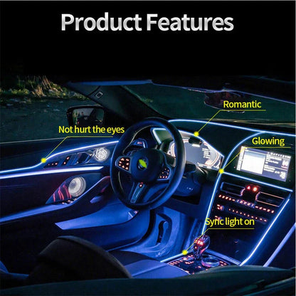 LED Interior Strip Lights for Car - Universal Fit (No Year Specified)