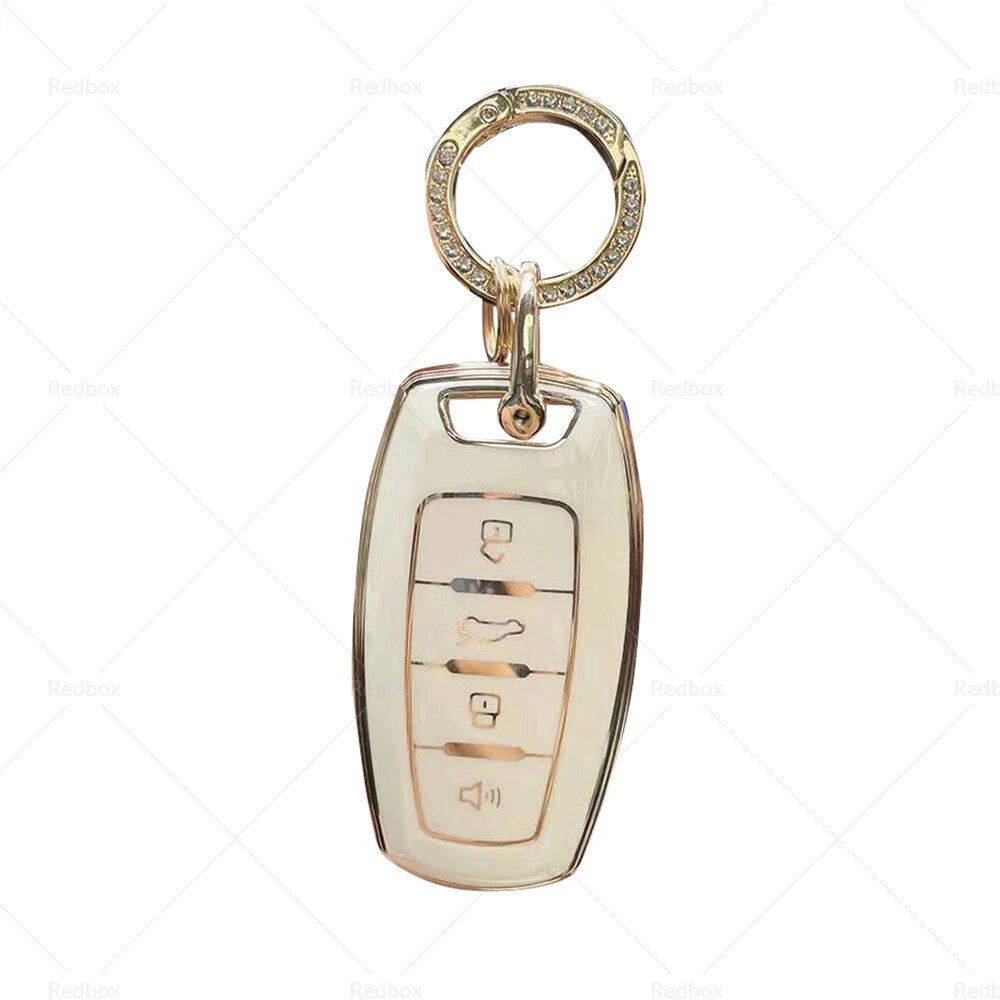 Beige TPU Key Fob Case Cover for Great Wall Haval Hover H1 H4 H6 H7 H9