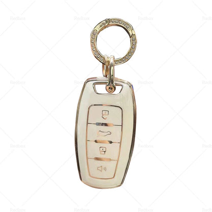 Beige TPU Key Fob Case Cover for Great Wall Haval Hover H1 H4 H6 H7 H9