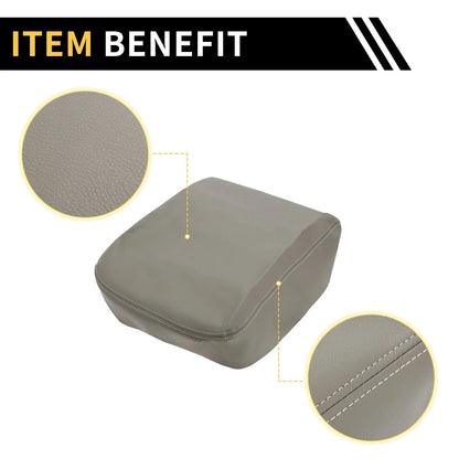 Center Console Cover for Dodge Ram 1500 2002-2008 Microfiber Leather Grey