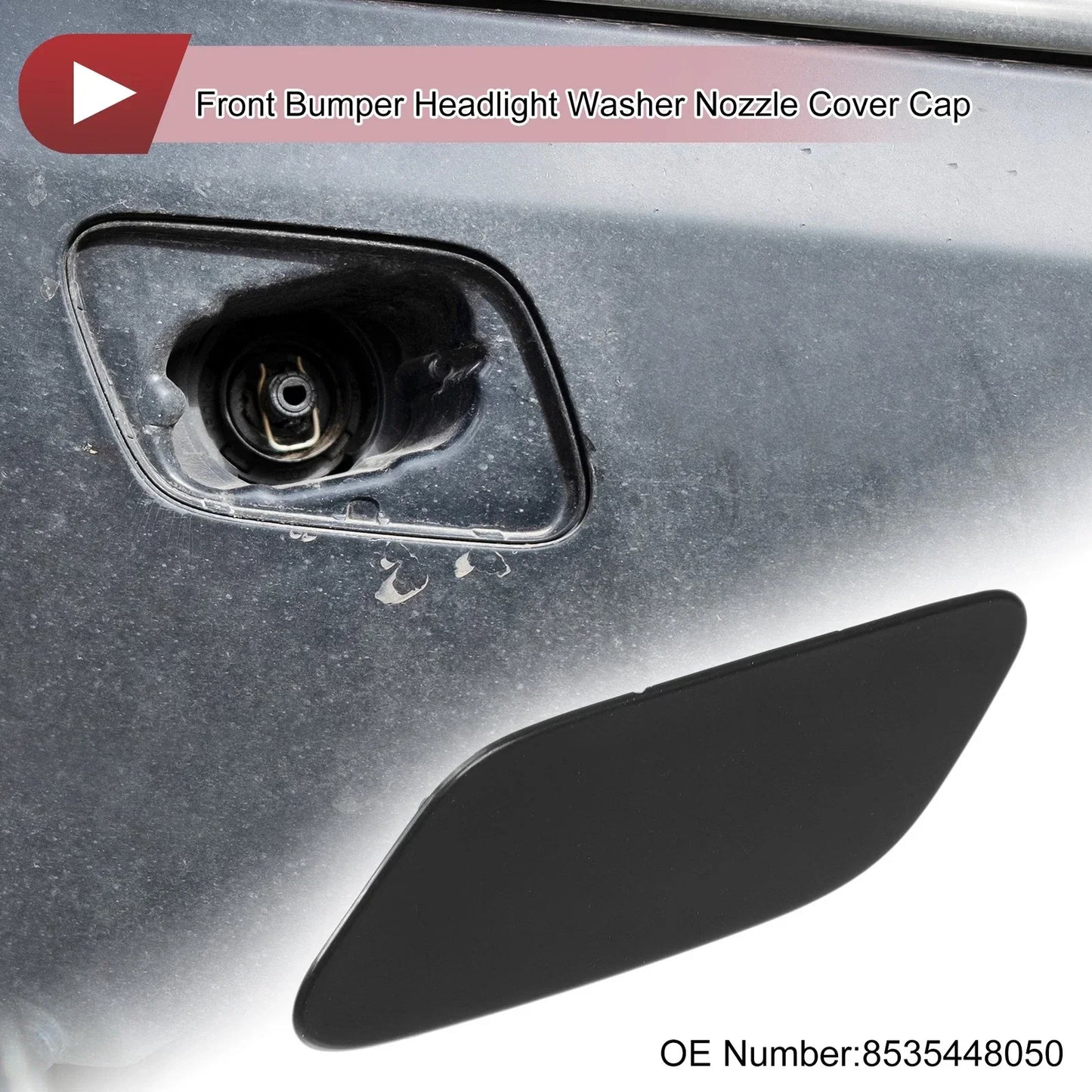 Front Left Washer Nozzle Cover for Lexus RX350 (2019-2022) Unpainted 1 x