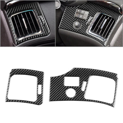 Carbon Fiber Side Air Vent Cover Trim for Cadillac CTS (2008-2013)