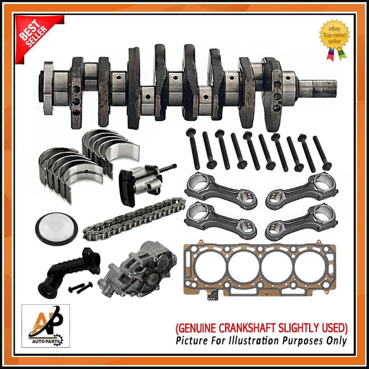 Crankshaft Rebuild Kit for Citroën Jumper 2.2 BlueHDi (2014–2020)