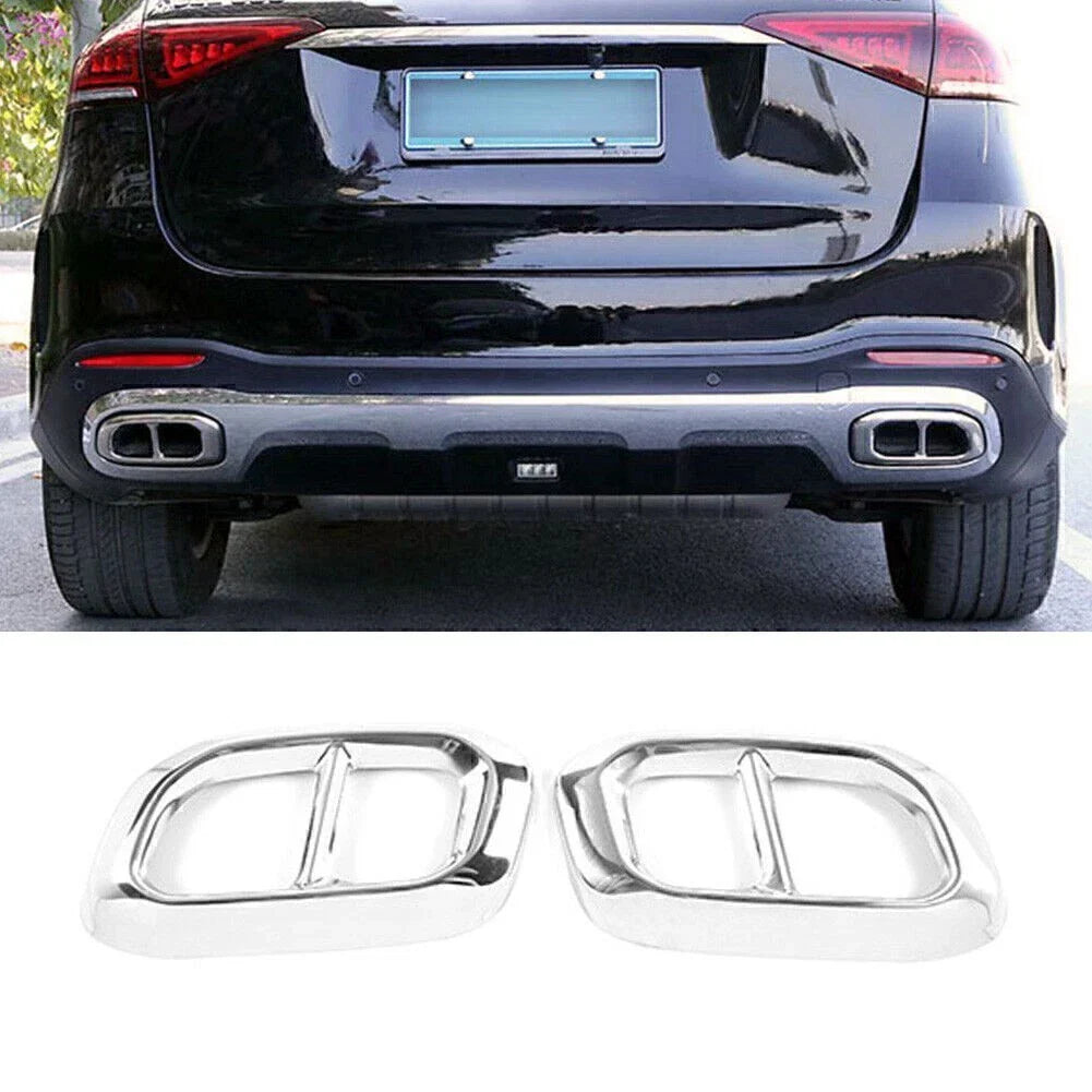Muffler Tail Pipe Trim Cover for Benz GLC GLE GLS X253 W167 (2020-2022)