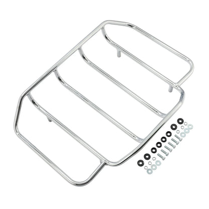 Chrome Luggage Top Rack for Harley Touring Road King Street Glide (2009-2023)