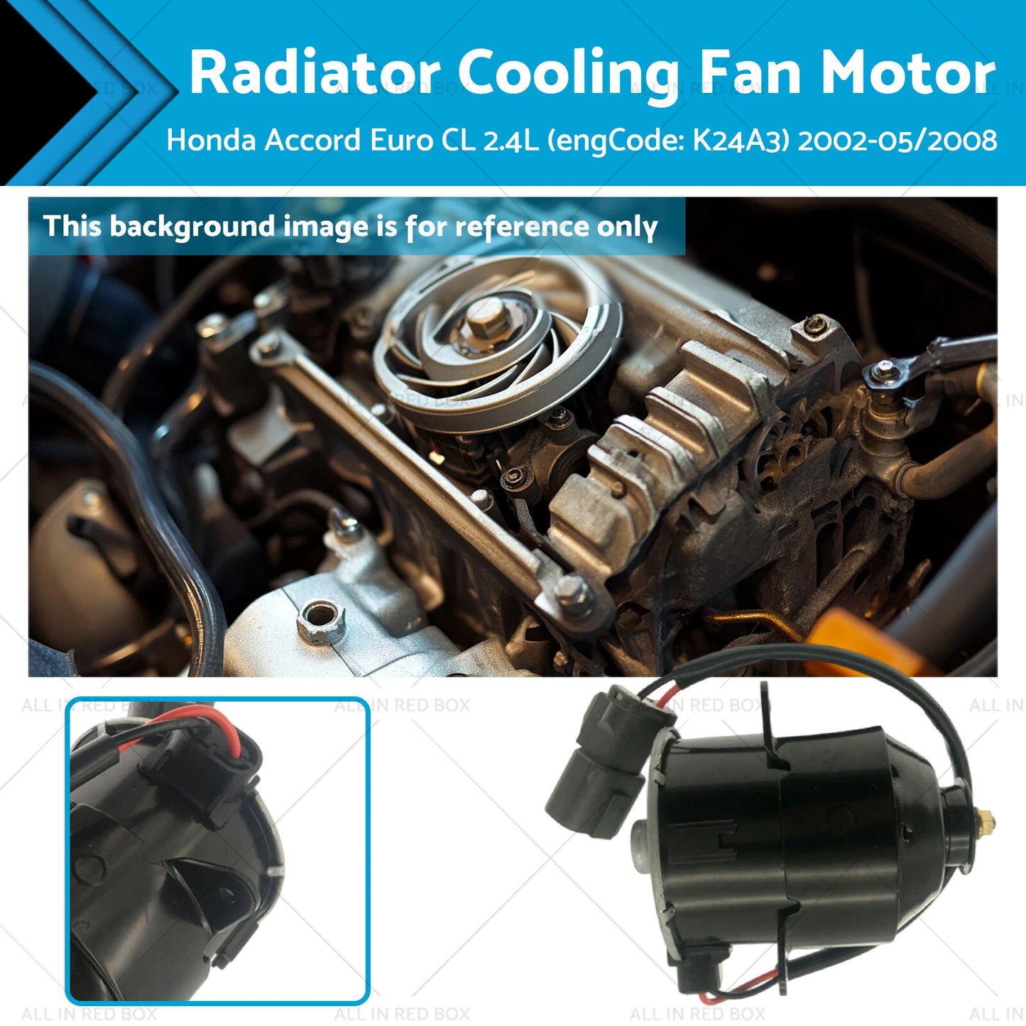 Cooling Fan Motor for Honda Accord Euro (2002-2008)