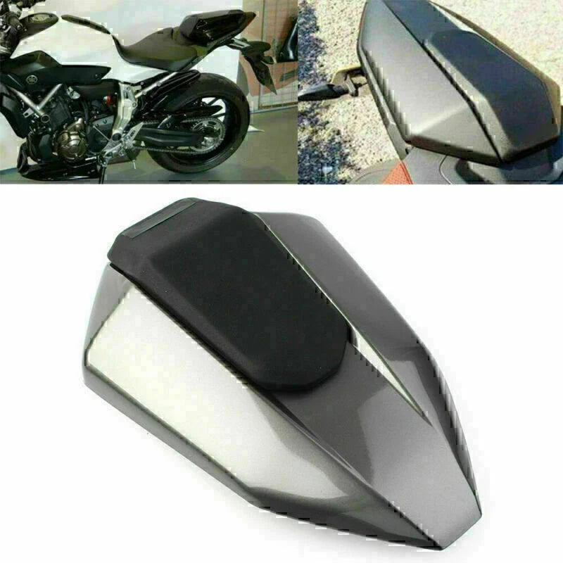 Grey Pillion Rear Seat Cowl Cover for Yamaha MT-07 FZ-07 (2013-2017)