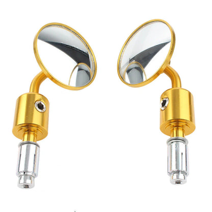 CNC 7/8" Round Bar End Mirrors for Universal Motorcycle
