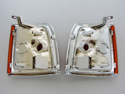 Isuzu TF TFR Holden Rodeo Chrome Orange Corner Lights for Vauxhall Brava