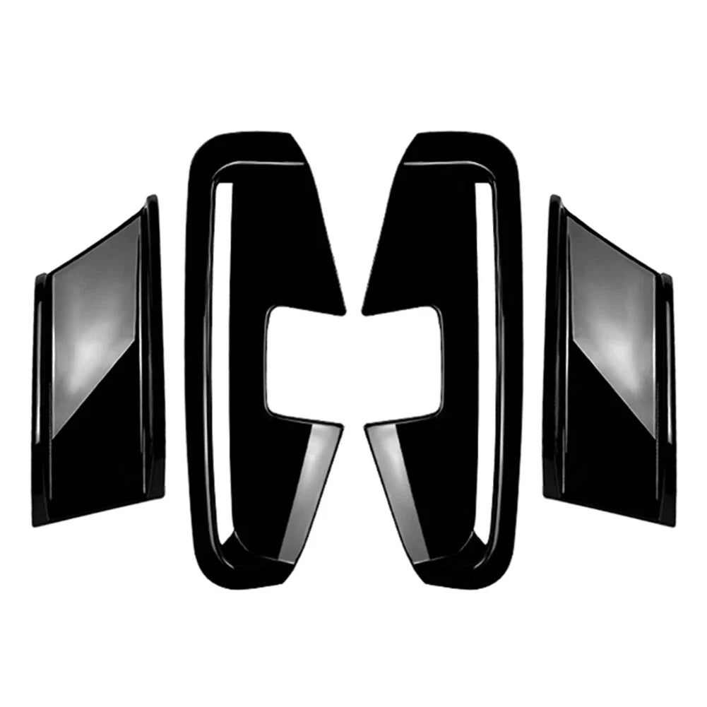 Black Front Bumper Air Vent Spoiler for BMW 4 Series G22 G23 M Sport (20-24)