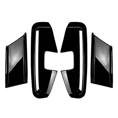 Black Front Bumper Air Vent Spoiler for BMW 4 Series G22 G23 M Sport (20-24)