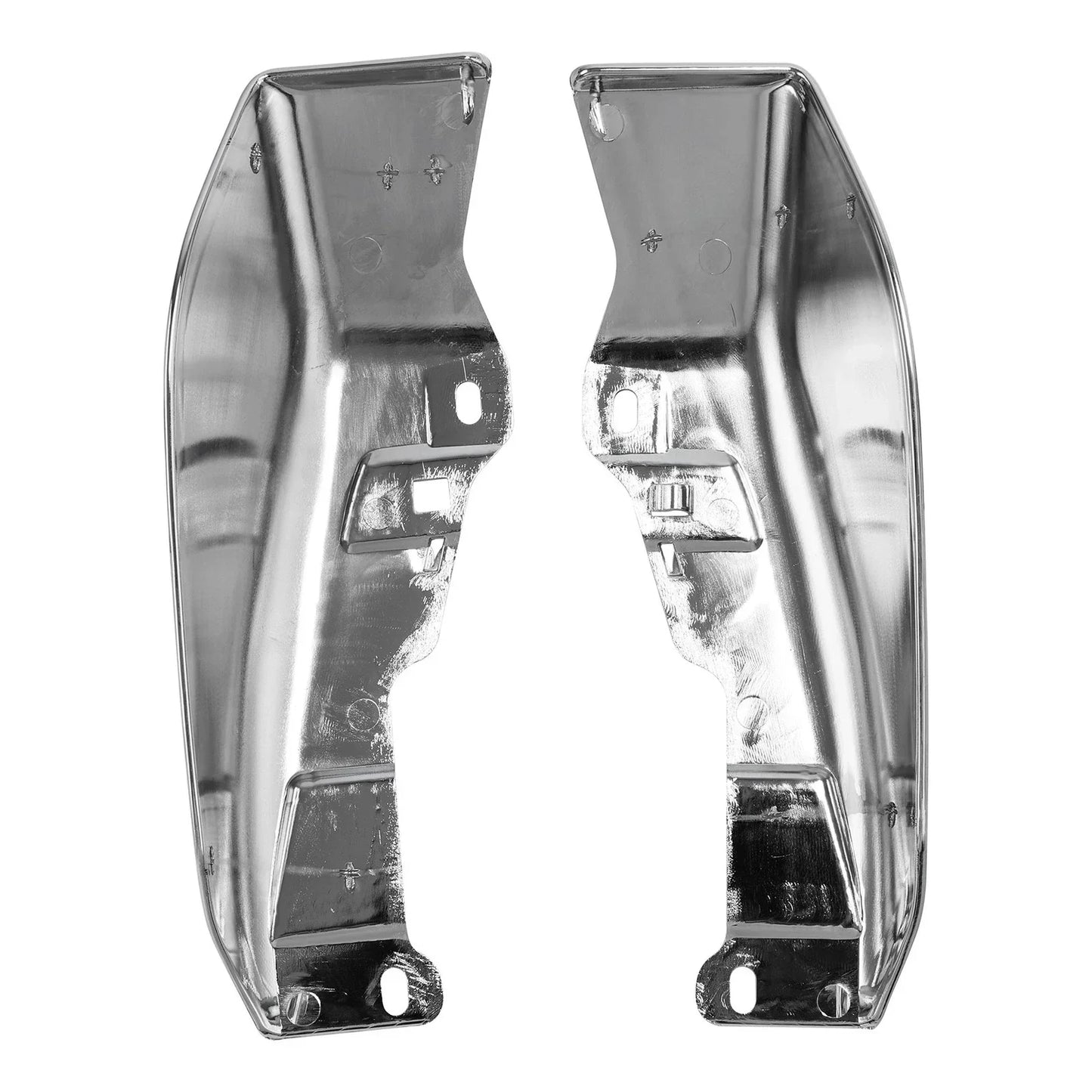 Chrome Mid-Frame Air Deflectors for Harley Touring Road King (2009-2023)
