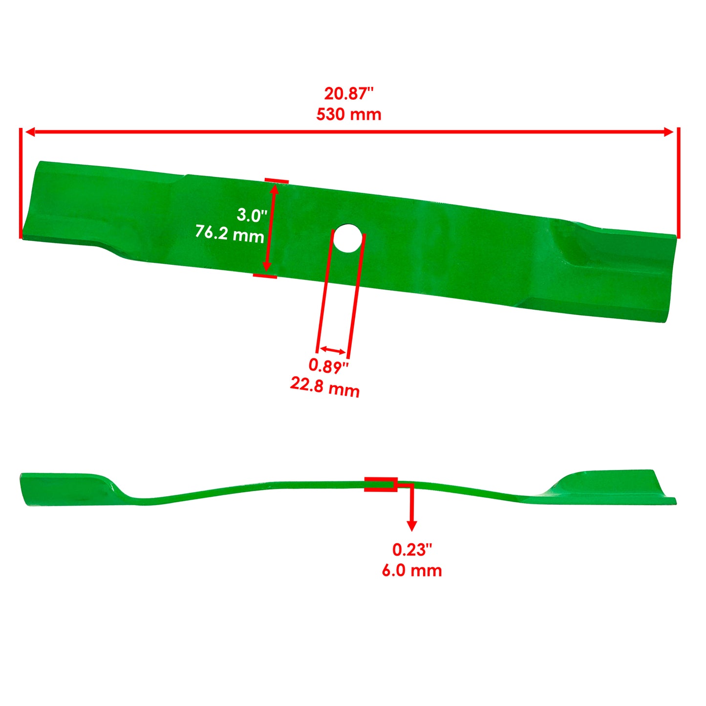 Deck Blade Replacement for John Deere Z997R Z994R Z960R (2008–2024)