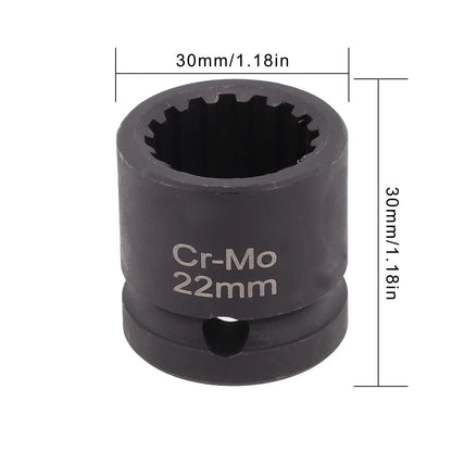 Mechanic Tool 1/2” Dr X 22mm SOCKET 16PT