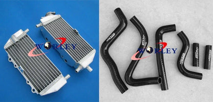 Aluminum Radiator & Silicone Hoses for Kawasaki KX250 (1999-2002)
