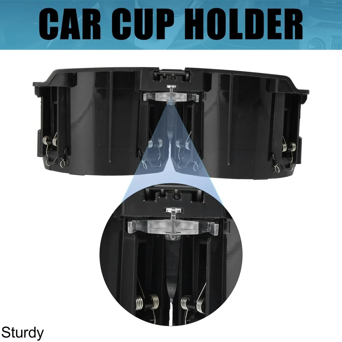 Car Cup Holder for Mercedes-Benz A-Class (2013-2018) - Front Seat Water Bottle Holder